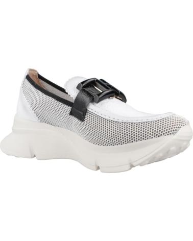 Halbschuhe für Damen HISPANITAS MOCASINES MUJER MODELO SIDNEY-V24 COLOR BLANCO WHITE