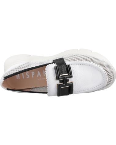 Halbschuhe für Damen HISPANITAS MOCASINES MUJER MODELO SIDNEY-V24 COLOR BLANCO WHITE