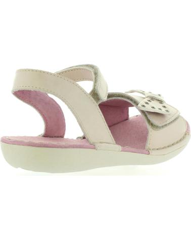 Sandalen für Mädchen KICKERS 469040-30 EDANA 31 BLANC CASSE