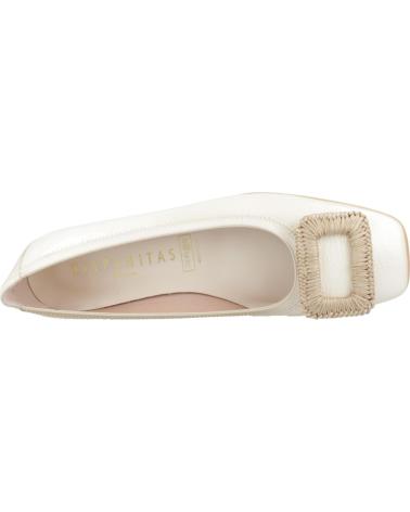 Ballerinas für Damen HISPANITAS BAILARINAS MUJER MODELO HV243406 COLOR BLANCO NATA