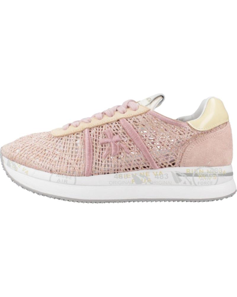 Sportif-De-Mujer-PREMIATA-ZAPATILLAS-MUJER-MODELO-CONNY-COLOR-ROSA-6703