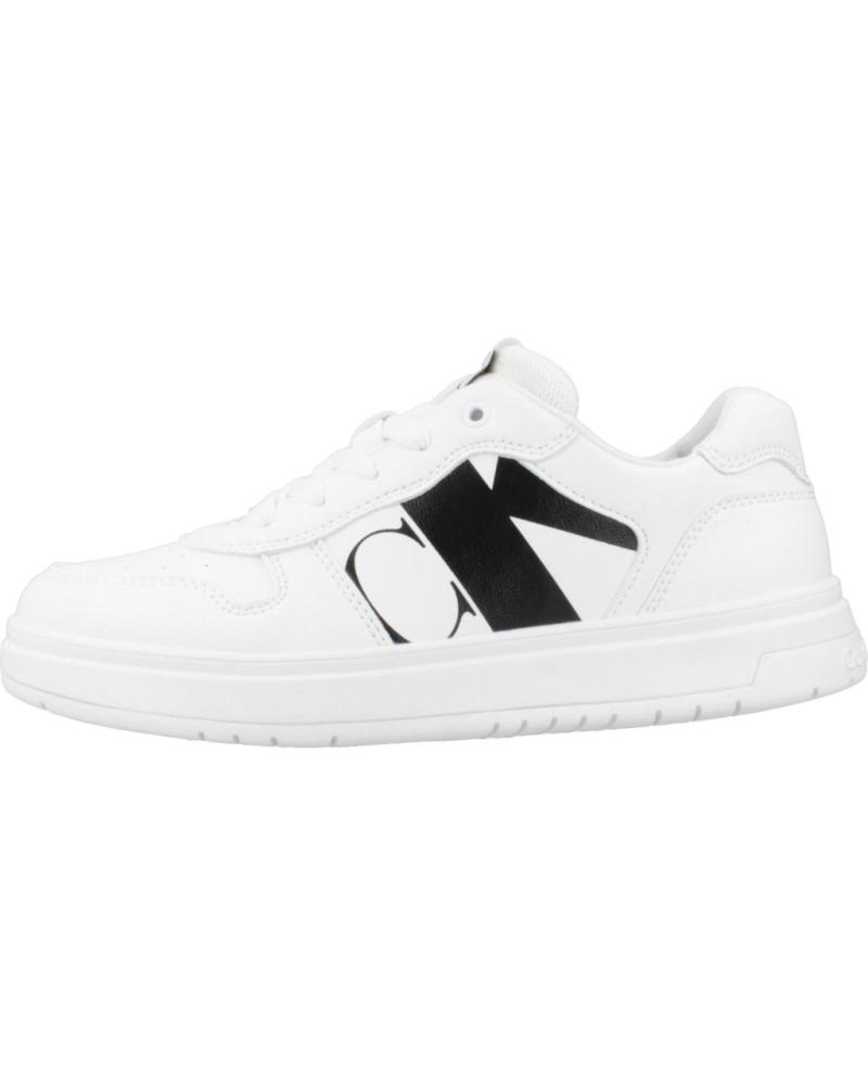 Sportif pour Femme et Garçon CALVIN KLEIN ZAPATILLAS MODELO V3X980867 COLOR BLANCO WHITE WHITE