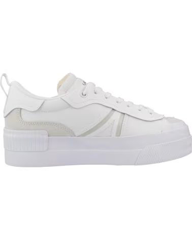 LACOSTE BASKETS L004 PLATFORM 1000117315 WHTWHT