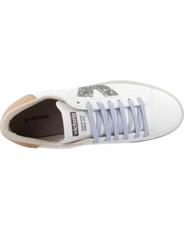 Sneaker für Damen VICTORIA  ZAPATILLAS MUJER MODELO 1126194V COLOR BLANCO TEJA NARANJA
