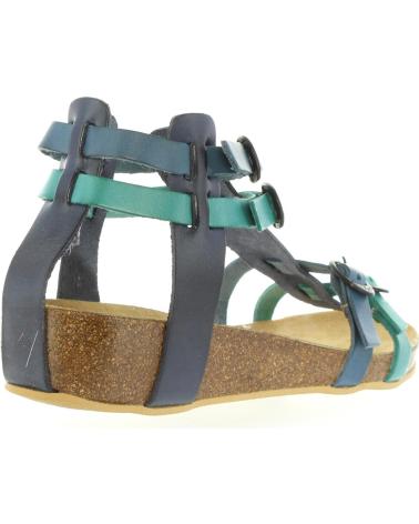 Sandalen für Damen und Mädchen KICKERS 420390-30 BOMDIA 53 BLEU TURQUOISE
