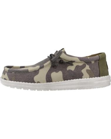 Chaussures pour Homme HEY DUDE ZAPATILLAS HOMBRE MODELO WALLY WASHED COLOR VERDE CAMO