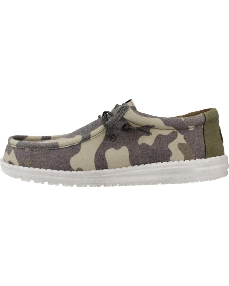 Scarpe per Uomo HEY DUDE ZAPATILLAS HOMBRE MODELO WALLY WASHED COLOR VERDE CAMO