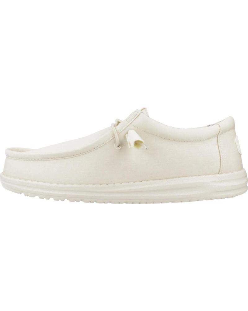 Nauticos de Hombre HEY DUDE INFORMALES HOMBRE MODELO WALLY CANVAS COLOR BLANCO STNWHT