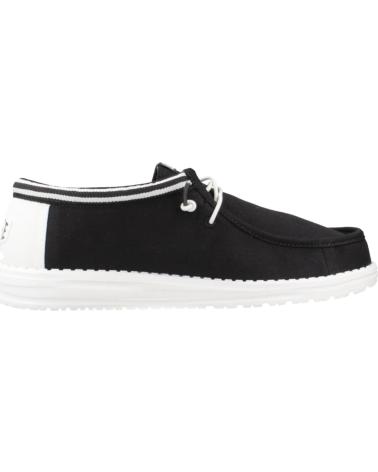 Sneaker für Herren HEY DUDE ZAPATILLAS HOMBRE MODELO WALLY LETTERMAN COLOR NEGRO BLCKWHT