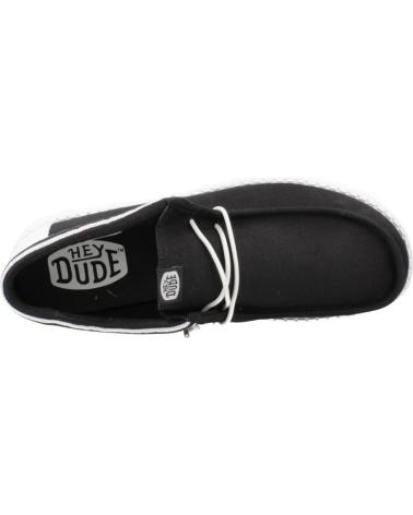 Sneaker für Herren HEY DUDE ZAPATILLAS HOMBRE MODELO WALLY LETTERMAN COLOR NEGRO BLCKWHT