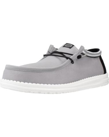Sneaker für Herren HEY DUDE ZAPATILLAS HOMBRE MODELO WALLY LETTERMAN COLOR GRIS GRYWHT