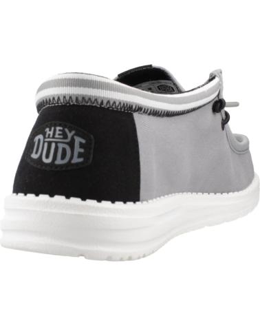 Sneaker für Herren HEY DUDE ZAPATILLAS HOMBRE MODELO WALLY LETTERMAN COLOR GRIS GRYWHT