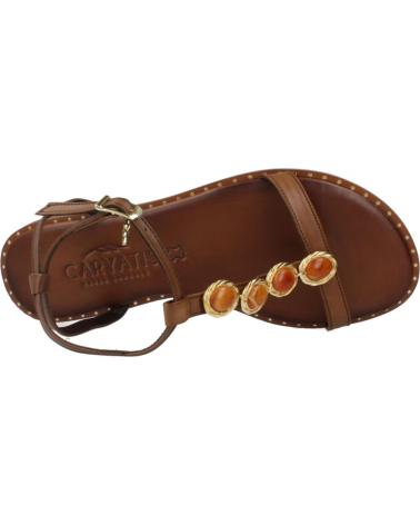 Sandalen für Damen CARYATIS SANDALIAS MUJER MODELO 621722C COLOR MARRON BROWNGLD