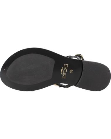 Woman Sandals CARYATIS SANDALIAS MUJER MODELO 6255C COLOR NEGRO BLCKGLD