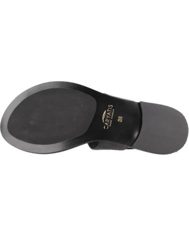 Woman Sandals CARYATIS SANDALIAS MUJER MODELO 6271C COLOR NEGRO BLCKGLD