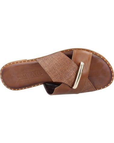 Woman Sandals CARYATIS SANDALIAS MUJER MODELO 6299C COLOR MARRON BRWNGLD