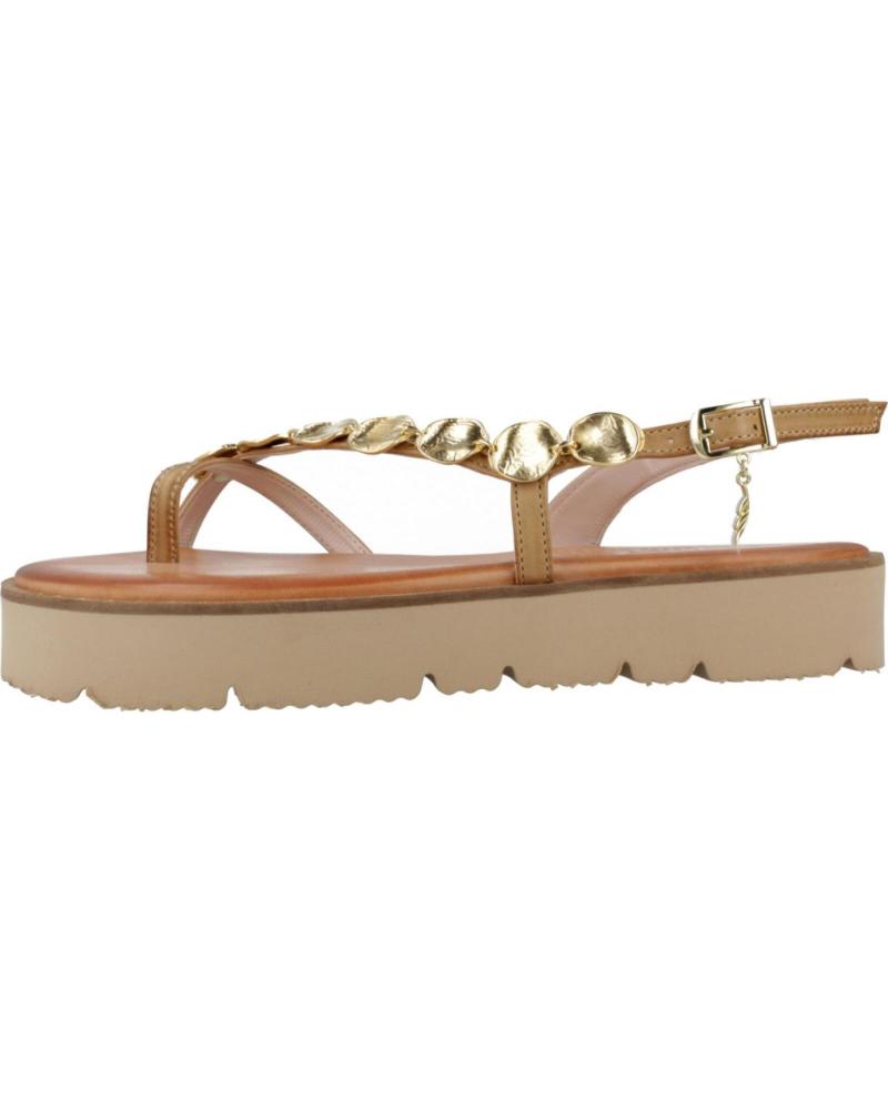 Woman Sandals CARYATIS SANDALIAS MUJER MODELO 671607C COLOR MARRON CLARO CMLGLD