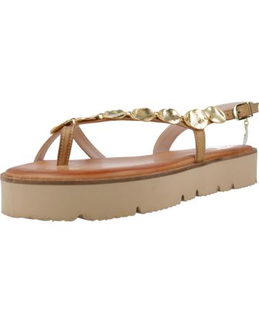 Woman Sandals CARYATIS SANDALIAS MUJER MODELO 671607C COLOR MARRON CLARO CMLGLD