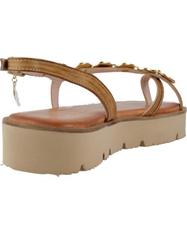 Woman Sandals CARYATIS SANDALIAS MUJER MODELO 671607C COLOR MARRON CLARO CMLGLD