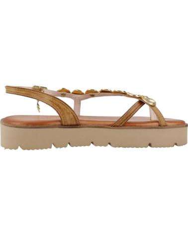 Woman Sandals CARYATIS SANDALIAS MUJER MODELO 671607C COLOR MARRON CLARO CMLGLD