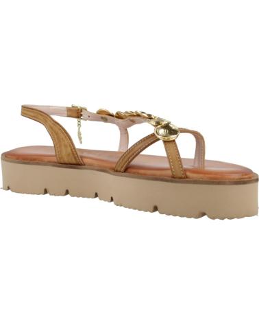 Woman Sandals CARYATIS SANDALIAS MUJER MODELO 671607C COLOR MARRON CLARO CMLGLD