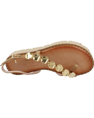 Woman Sandals CARYATIS SANDALIAS MUJER MODELO 671607C COLOR MARRON CLARO CMLGLD