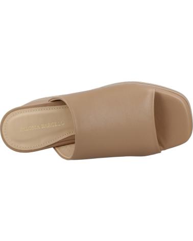 Woman Sandals PALOMA BARCELO SANDALIAS MUJER MODELO LICERIA COLOR MARRON CLARO NOCIOLA