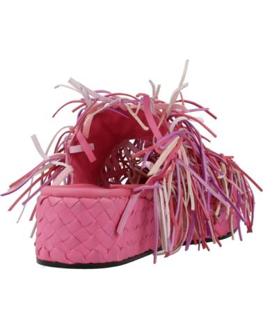Sandálias de Mulher PONS QUINTANA SANDALIAS MUJER MODELO FORLI COLOR ROSA TRENZADO