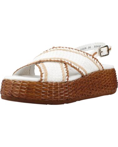 Sandali per Donna PONS QUINTANA SANDALIAS MUJER MODELO MAUI COLOR BLANCO RETXA