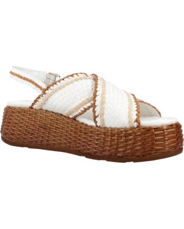 Sandali per Donna PONS QUINTANA SANDALIAS MUJER MODELO MAUI COLOR BLANCO RETXA