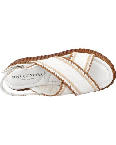 Sandali per Donna PONS QUINTANA SANDALIAS MUJER MODELO MAUI COLOR BLANCO RETXA