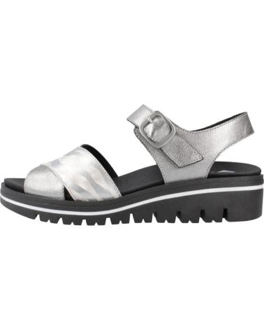 Sandalen für Damen PIESANTO SANDALIAS MUJER MODELO 240778P COLOR PLATA ACERO
