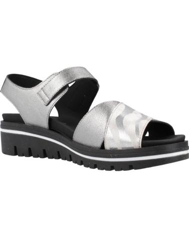 Sandalen für Damen PIESANTO SANDALIAS MUJER MODELO 240778P COLOR PLATA ACERO