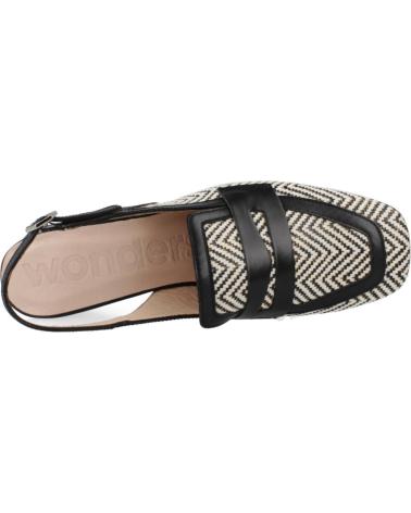 Mocassini per Donna WONDERS MOCASINES MUJER MODELO H6304 COLOR NEGRO