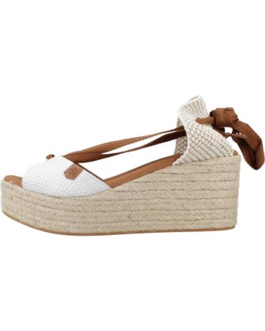 Sapatos de Mulher POPA ALPARGATAS MUJER MODELO VALDES SNAKE COLOR BLANCO BLANCO BLANCO