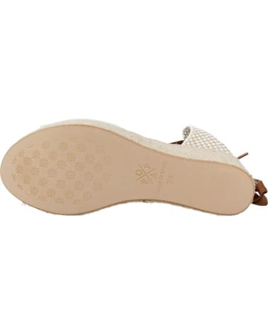 Zapatos de Mujer POPA ALPARGATAS MUJER MODELO VALDES SNAKE COLOR BLANCO BLANCO BLANCO