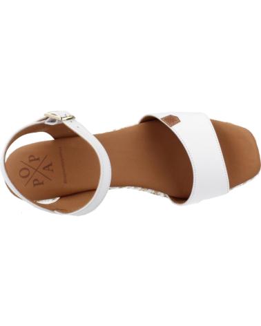 Sandalias de Mujer POPA SANDALIAS MUJER MODELO AKUMAL BOMBAY COLOR BLANCO BLANCO BLANCO