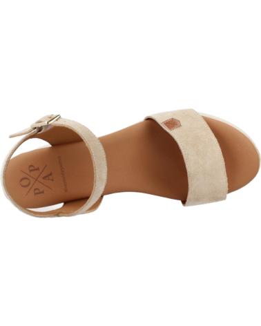 Sandalen für Damen POPA SANDALIAS MUJER MODELO ROSARIO COLOR BEIS BEIG