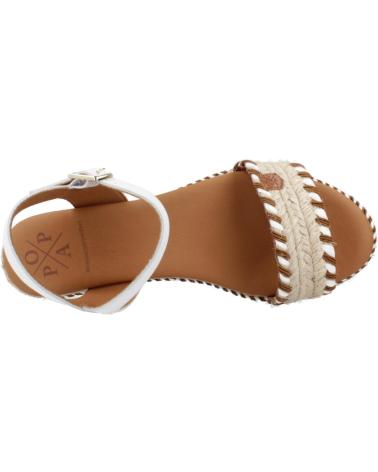 Sandálias de Mulher POPA SANDALIAS MUJER MODELO ZANTE SUTACH COLOR MARRON CUERO