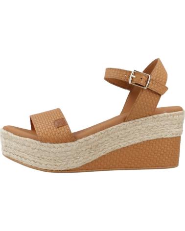Sandálias de Mulher POPA SANDALIAS MUJER MODELO ARAMBOL TRENZADO COLOR MARRON CUERO