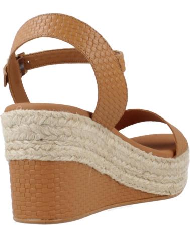 Sandálias de Mulher POPA SANDALIAS MUJER MODELO ARAMBOL TRENZADO COLOR MARRON CUERO