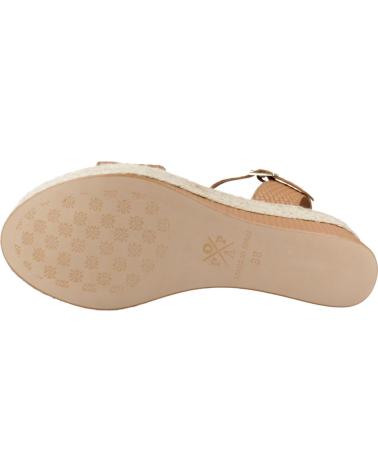 Sandálias de Mulher POPA SANDALIAS MUJER MODELO ARAMBOL TRENZADO COLOR MARRON CUERO
