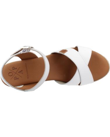 Sandali per Donna POPA SANDALIAS MUJER MODELO BENIJO BOREAL COLOR BLANCO