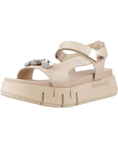 Sandales pour Femme NERO GIARDINI SANDALIAS MUJER MODELO E410707D COLOR NUDE 614 614