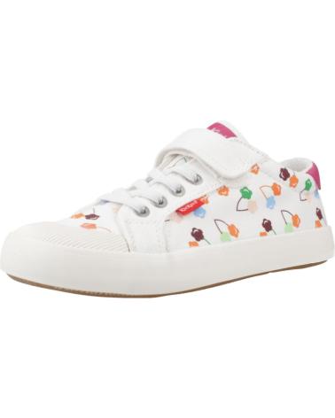 Sportif pour Fille KICKERS ZAPATILLAS NINA MODELO KICKGOLDI COLOR BLANCO 32BLANC
