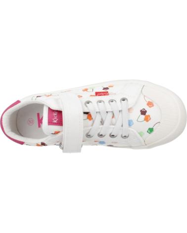 Sportif pour Fille KICKERS ZAPATILLAS NINA MODELO KICKGOLDI COLOR BLANCO 32BLANC
