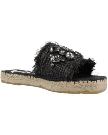 Sandalen für Damen VIDORRETA SANDALIAS MUJER MODELO RAFIA CRISTAL COLOR NEGRO