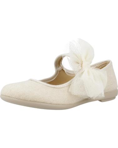 VUL-LADI ZAPATOS NINA VULLADI MODELO CANDY COLOR BEIS CRUDO