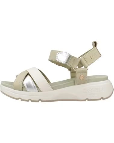 CARMELA SANDALEN 161480 MEHRFARBIG ERDTÖNE MIT KOMFORT-PLATEAUSOHLE KAKI