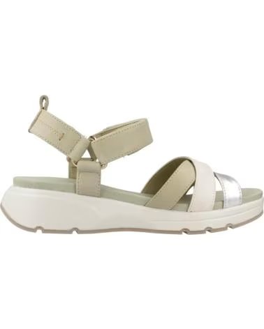 CARMELA SANDALEN 161480 MEHRFARBIG ERDTÖNE MIT KOMFORT-PLATEAUSOHLE KAKI